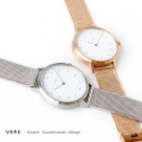VERK WATCH STAIB MESH (40mm スウェーデン 北欧デザイン ステンレススティール シンプル ミニマル ドイツ製)