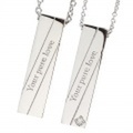 [刻印無料]　メッセージペアネックレス｜Men’s & Lady’s（セット）　95-2519-2518