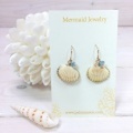 【MermaidJewelry】マーメイドジュエリー*ALL14kgf　シェルプリンセス/フックピアス