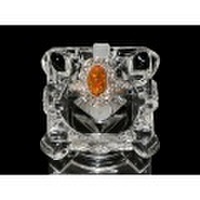 【PT850 プラチナ】リング 指輪 オパール ダイヤモンド 4.1ｇ 7号 レディース 675-0