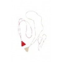 【SALE 30%OFF】【ゆうパケット可送料205円】X-girl(エックスガール)BEADS FRINGE NECKLACE&BRACELET 05162004　ネックレス・ブレスレットセット