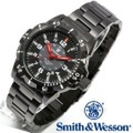 【キャンペーン対象外】 Smith & Wesson スミス＆ウェッソン EMISSARY WATCH 腕時計 BLACK SWISS TRITIUM SWW-88-B