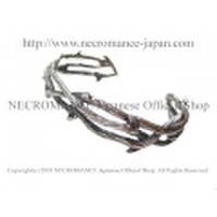 【ネクロマンス NECROMANCE】 シルバーローズヴァインブレスレット Silver Rose Vine Bracelet 薔薇 蔓 蔦 バングル