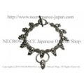 【ネクロマンス NECROMANCE】 スクリーミングスカルブレスレット Screaming Skull Bracelet 叫び 悲鳴 骸骨