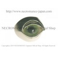 【ネクロマンス NECROMANCE】【数量限定】シルバーNEW義眼リング Silver New Eye Ring ＜グリーンブライト/Green Bright＞ 目玉