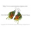 【ネクロマンス NECROMANCE】リアルバタフライウィングピアス Real Butterfly Wing Pierce ＜ニシキオオツバメ 後翅＞ 蝶々 羽