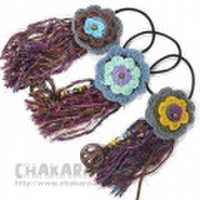 【メール便OK】フラワークロシェ・ヘアゴム