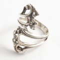 【送料無料】【インドネシア製/SAKA】シルバー925/SV925/SILVER925 パトラリング/デザインリング/指輪 ハンドメイド　5513-SK17