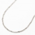 【送料無料】【日本製】純pt/純プラチナ/pt999 ネックレス/チェーン/スクリュー 50cm 11g 1663-NP11