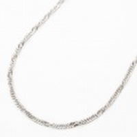 【送料無料】【日本製】純pt/純プラチナ/pt999 ネックレス/チェーン/スクリュー 50cm 11g 1663-NP11