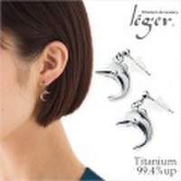 【送料無料】純チタンピアス(ポスト)イルカ PP25pair