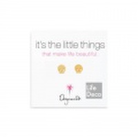 【即納】【ネコポス対応】【セール】Dogeared ドギャード 【Earing】 it’s the little thing ピアス Teeny Skull（スカル） ゴールド