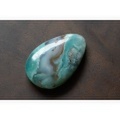 アクアプレーズ（クロムカルセドニー）【3】天然石ルース・カボション　（34.5×23.5mm）