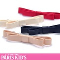 エレガント シンプル リボン バレッタ パリスキッズ本店 原宿 pariskid’s 公式 通販 安い ymgir josim