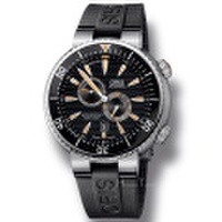 オリス『ダイバーズ・レギュレーター』1000m防水(黒チタンxラバー)※SSブレス付属セット正規品腕時計649.7610.71.64