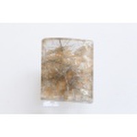 ガーデンルチルクォーツ【6】　天然石ルース・カボション（24×19mm）