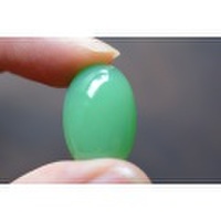 クリソプレーズ（オーストラリア産）【16】天然石ルース・カボション（21×14mm）