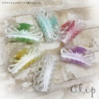 グラデーションのティアラ風バンス(大)　〜ティアラのように型どった可愛いバンス！姫系初心者さんにおすすめ♪