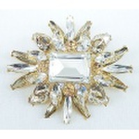 シャンパンカラー シャイニー ブローチ