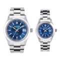 スイスミリタリー ペアウォッチ (マリンブルー) エレガントプレミアム/ SWISS MILITARY ELEGANT PREMIUM ML301-ML309 38,0 【腕時計 ペア カップル ブランド ウォッチ ペアウォッチ】