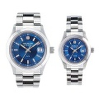 スイスミリタリー ペアウォッチ (マリンブルー) エレガントプレミアム/ SWISS MILITARY ELEGANT PREMIUM ML301-ML309 38,0 【腕時計 ペア カップル ブランド ウォッチ ペアウォッチ】