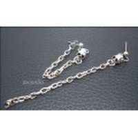 スカルチェーンピアス