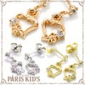 タイニー ハート ＆ リボン ピアス パリスキッズ本店 原宿 pariskid’s 公式 通販 安い ymgir