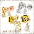 タイニー音符 アシンメトリー ピアス パリスキッズ本店 原宿 pariskid’s 公式 通販 安い colpo josim