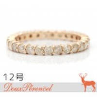 ダイヤモンド フルエタニティ リング 12号 K18PG D:1.00 指輪 【18金ピンクゴールド】【レディース】【女性用】