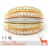 ダミアーニ ガイアリング 11号 750YGPGWG(K18) ダイヤモンド 指輪 【18金イエローゴールド】【ホワイトゴールド】【ピンクゴールド】【レディース】【女性用】【DAMIANI】