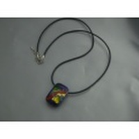 ネックレス蜻蛉玉TOP青金箔