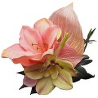 ハワイアン フラワー ヘアクリップ　アマリリス/オーキッド　フラ用品