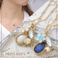 フローラル ビジュー デザイン ネックレス パリスキッズ本店 原宿 pariskid’s 公式 通販 安い josim