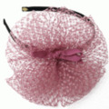 ブランド-Jennifer Ouelletteヘアアクセサリー◆チュールリボンカチューシャ◆ピンク