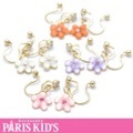 プチ カットストーン フラワー イヤリング パリスキッズ本店 原宿 pariskid’s 公式 通販 安い ymgir