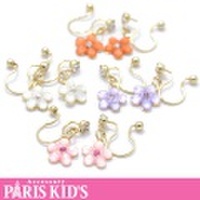 プチ カットストーン フラワー イヤリング パリスキッズ本店 原宿 pariskid’s 公式 通販 安い ymgir