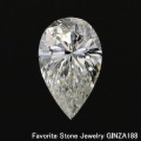 ペアシェイプ 1カラット ダイヤモンドルース 1.007ct Ｇ I-1 中央宝石鑑定書 （270517）