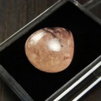 モルガナイト　AAA　ルース　タンブル【ブラジル産】【約6.6g】【ペアシェイプカット】天然石｜パワーストーン｜ピンクアクアマリン｜べリル｜ドロップカット｜ペアシェイプ｜カボション｜素材｜タンブル｜e0305