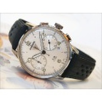 ユンカース JUNKERS 腕時計 G38 6984-4QZ クロノグラフ ホワイト