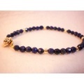 ラピスラズリ（ミラーボール型）・ブレスレット
