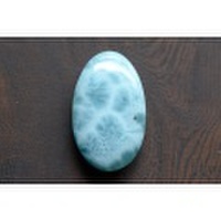 ラリマー　【61】天然石ルース・カボション（22×13.5mm）