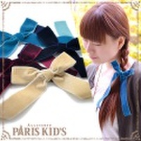 ロング ベロア リボン ２way ブローチ パリスキッズ本店 原宿 pariskid’s 公式 通販 安い hrtrd ymgir