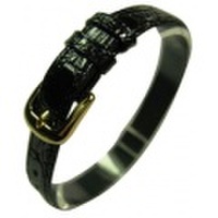 高級牛革通しバンド （10mm／黒）