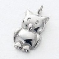 純チタンペンダントトップ　ふくろう(動物シリーズ)　Li-044(T48)