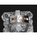 新着価格破壊【K18WG ホワイトゴールド】指輪 リング ダイヤモンド0.39ct 18号 12.3g メンズ 3784-0
