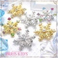 雪の結晶 ブローチ パリスキッズ本店 原宿 pariskid’s 公式 通販 安い hrtrd josim