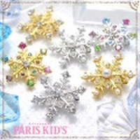 雪の結晶 ブローチ パリスキッズ本店 原宿 pariskid’s 公式 通販 安い hrtrd josim