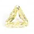 天然イエローダイヤモンド ルース (裸石) Fancy Light Yellow (ファンシー・ライト・イエロー) 0.128ct, SI-1 【 中央宝石研究所ソーティング袋付 】 【 送料無料 】