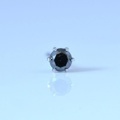 片耳用　プラチナ ブラックダイヤモンド 0.1ct シンプルピアス 1本単位での販売 彼女 誕生日 ジュエリー アクセサリー ∞ y130119