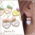 ミルキー ハート リボン ピアス パリスキッズ本店 原宿 pariskid’s 公式 通販 安い ymgir